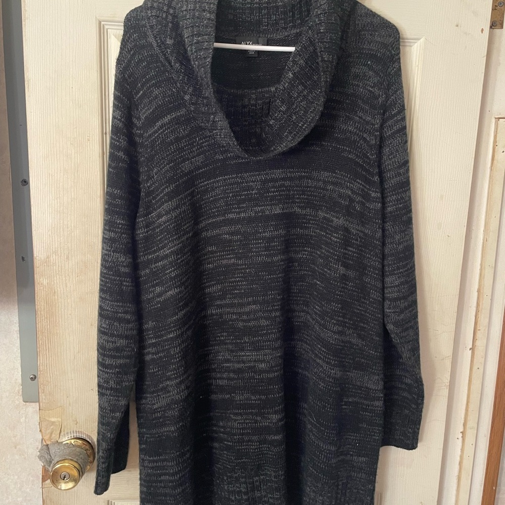 Alyx Charcoal Cowl Neck Sweater